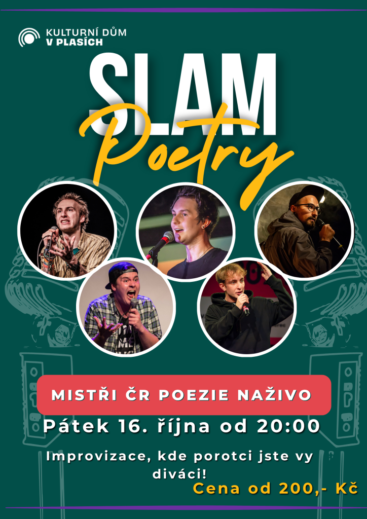 Slam Poetry - mistři ČR poezie naživo