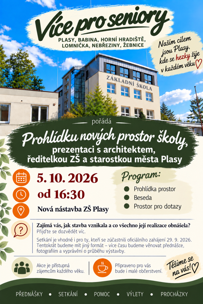 Prohlídka nových prostor základní školy
