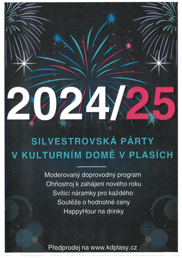 Silvestrovská párty 2024-2025