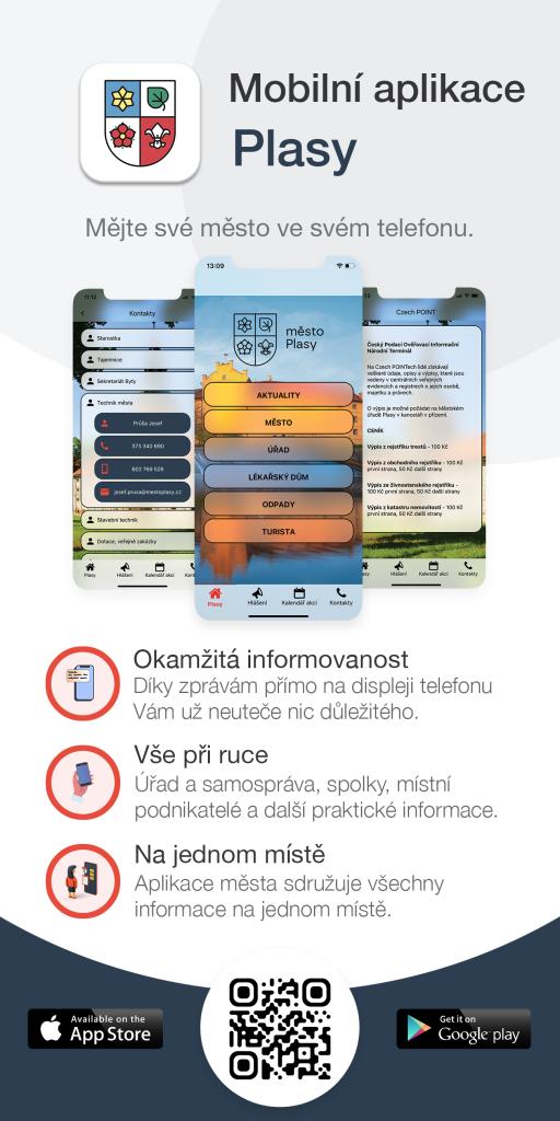 Mobilní aplikace - Plasy
