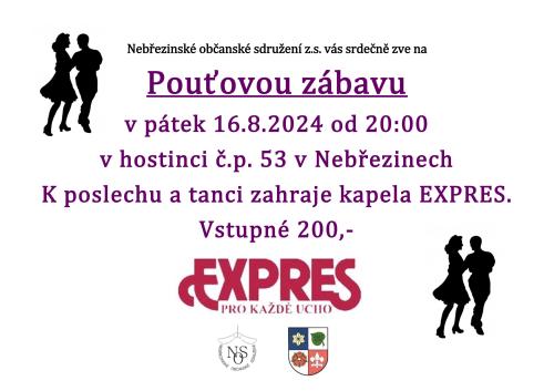 Poutova_zabava_plakat Nebřeziny 2024