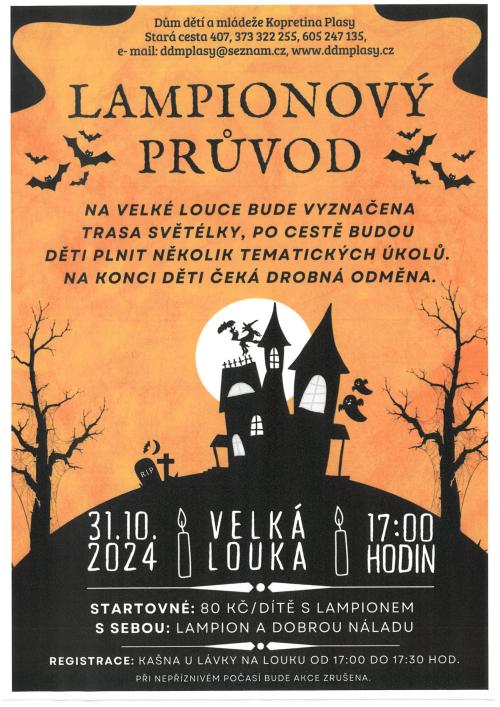 Lampionový průvod DDM 2024