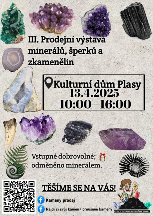 Prodejní výstava minerálů